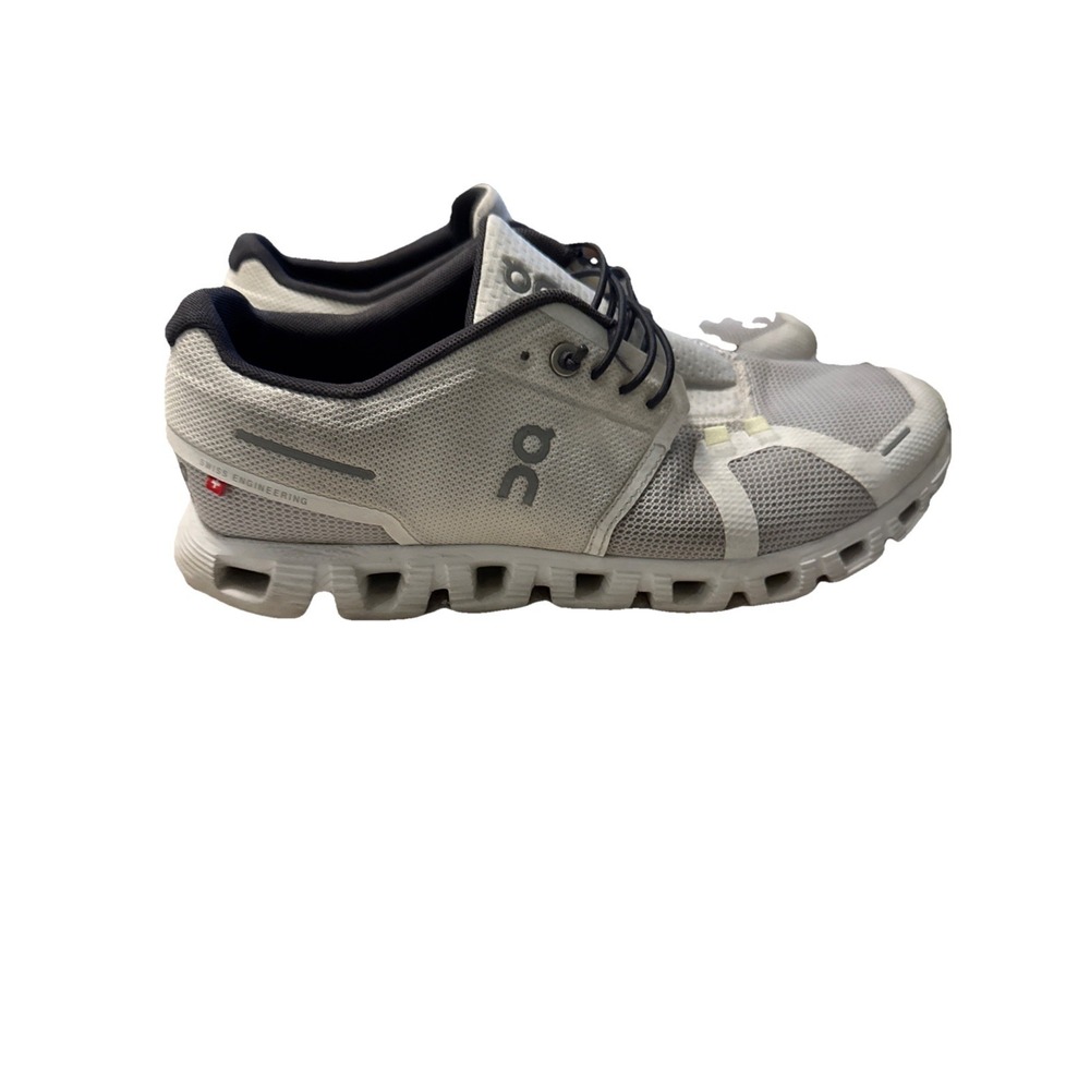 On Cloud 5 Push Women Sz 9.5 White Oasis Running Shoes‎ Lace Up Comfort 69.98854